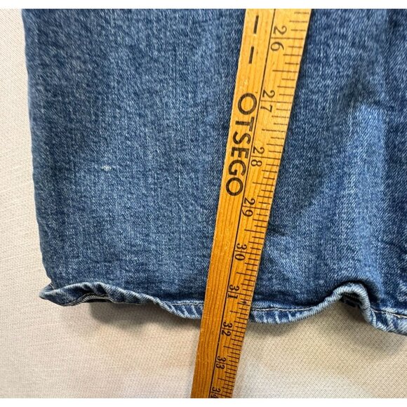 Gap Womens Denim 70s Flare Jeans 14/32L Blue Cotton Spandex - Picture 9 of 15